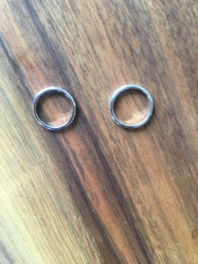 プラチナの指輪です