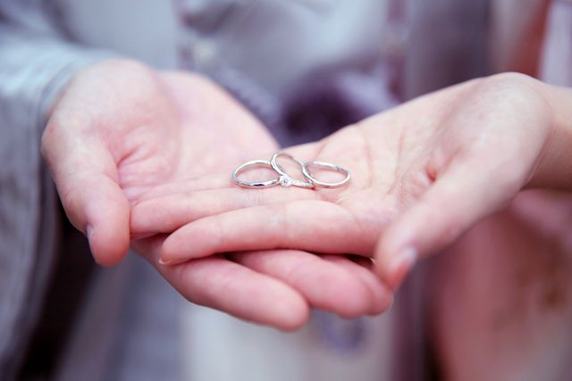 前撮りした時に撮影した写真です。