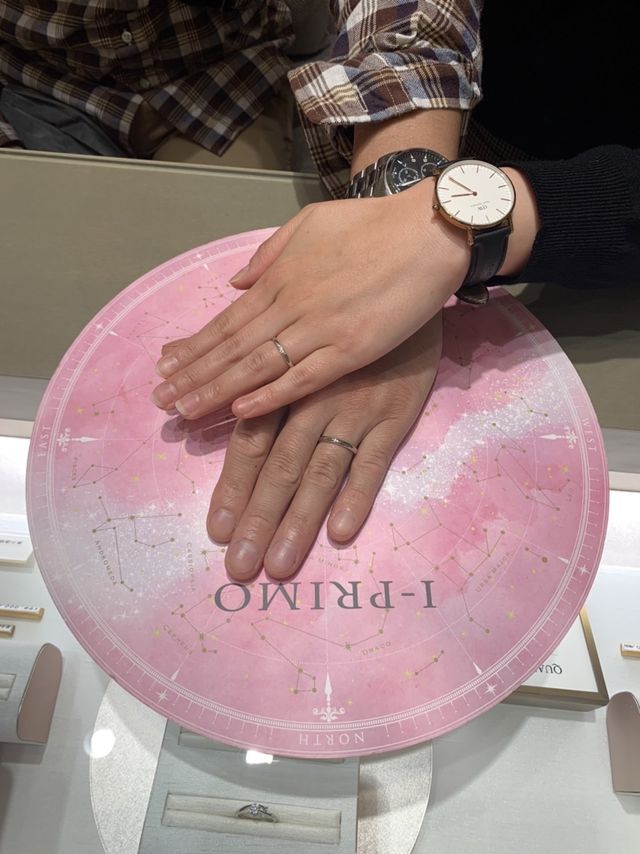 購入店舗にて

スタッフさんが写真を撮ってくれました！