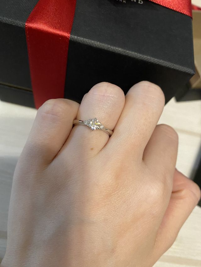 婚約指輪着用❤︎