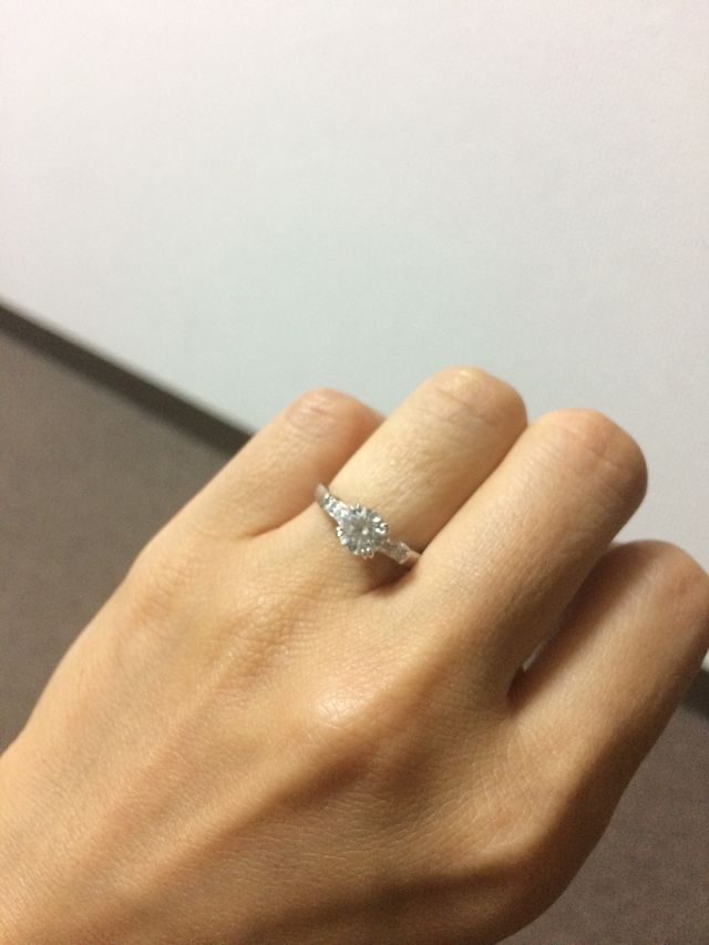 華奢な作りのトリストリング