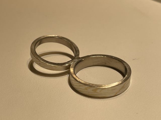 結婚指輪のセレモニー前
出来上がりが楽しみです♪