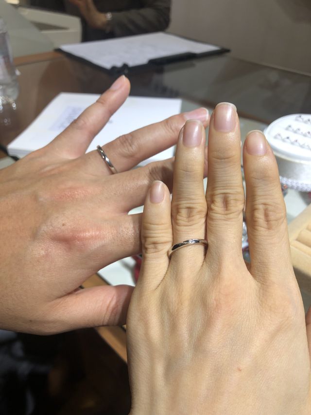 ペア感のある結婚指輪