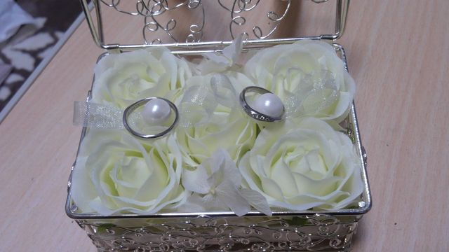 左が旦那の分で、右が私の指輪