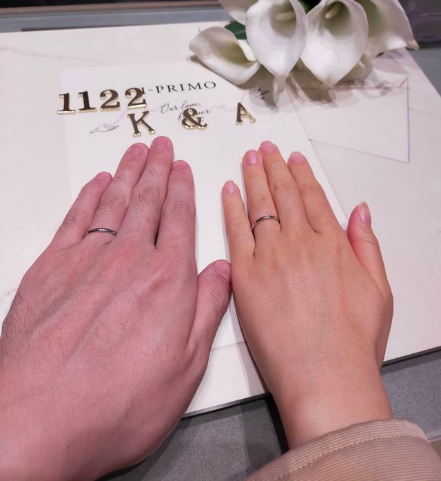 アイプリモで受け取った時に撮った写真です。