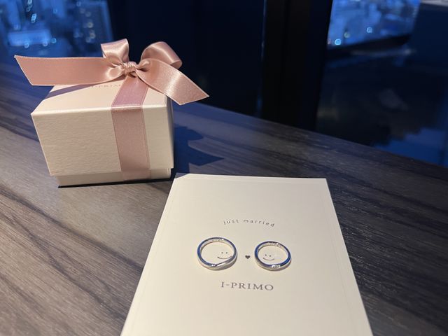 購入した結婚指輪です。