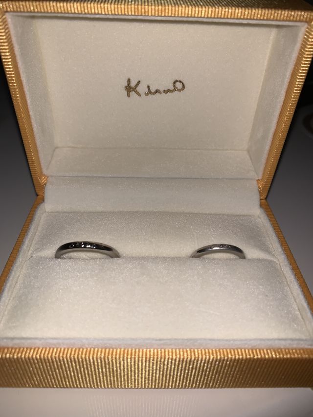 イニシャルのデザインがとても気に入りました。