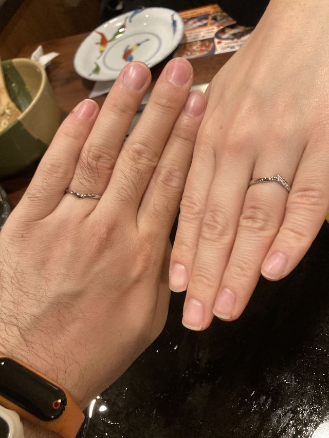 指輪付けての初デート