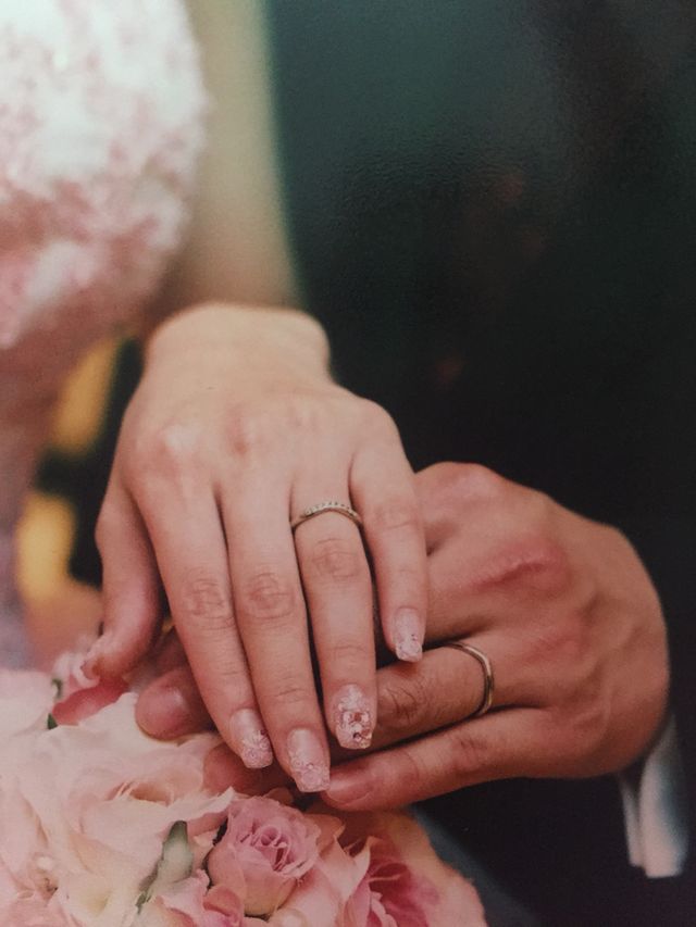 結婚式の時に撮った写真