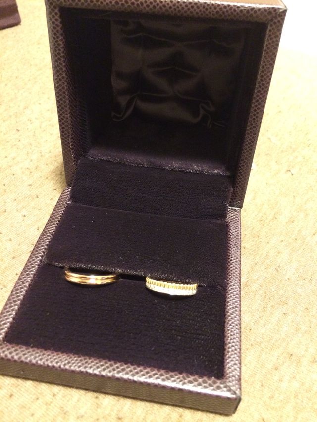 左が主人、右が私です