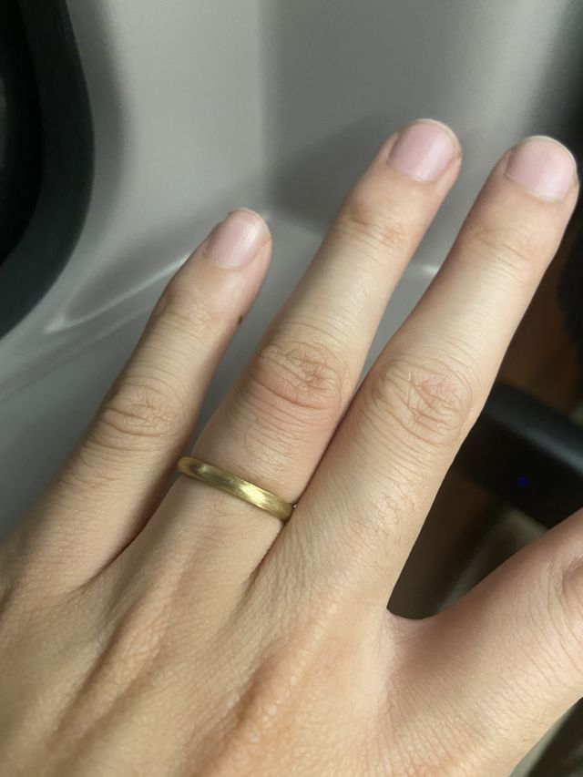 手につけました