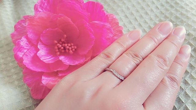 ふっくら指でもきれいに見えます
