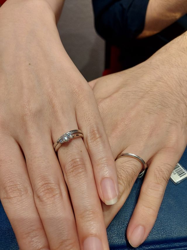 3つ共にブーケのシリーズから選択しました。