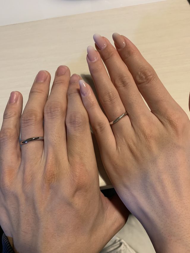 満足のいく指輪の購入が出来ました！2人で大切にしていきます。