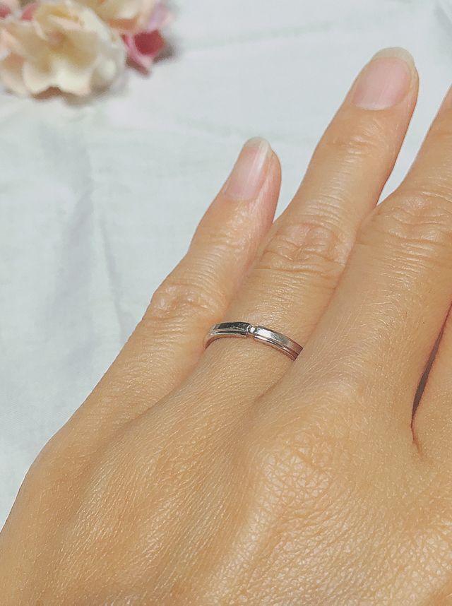 太めのデザインですが着け心地が良いです