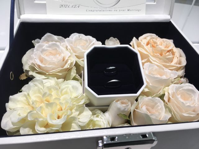 華やかなボックスで運ばれてきました〜