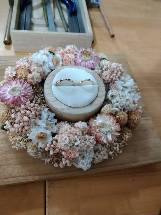 手作り完成形、後ほど石が付きます