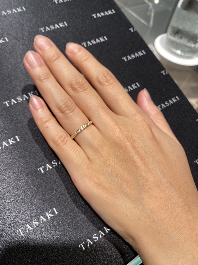 K18ハーフエタニティ