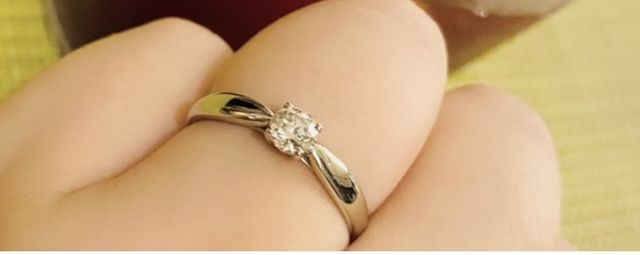 太めの指にも似合うデザインで探しました