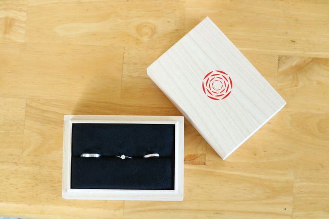 出雲結さんから待ちに待った結婚指輪が届いた時