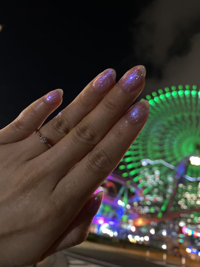 横浜の夜景と、旦那さんと2人で作った婚約指輪(*'▽'*)