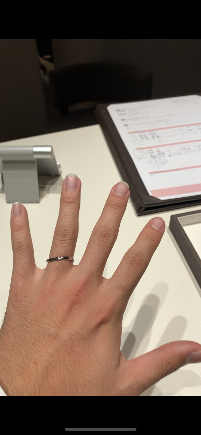 新郎 マリッジリング