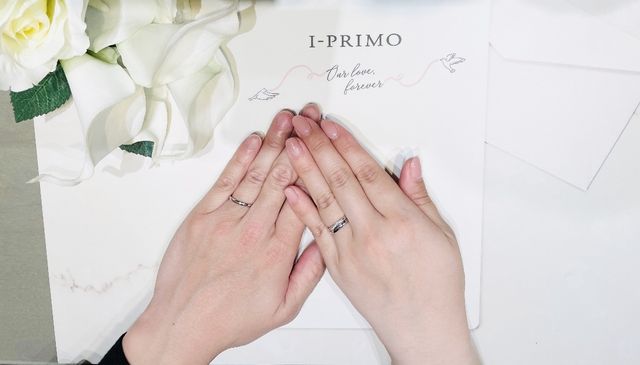 2人とも全く同じデザインにしてもらいました！