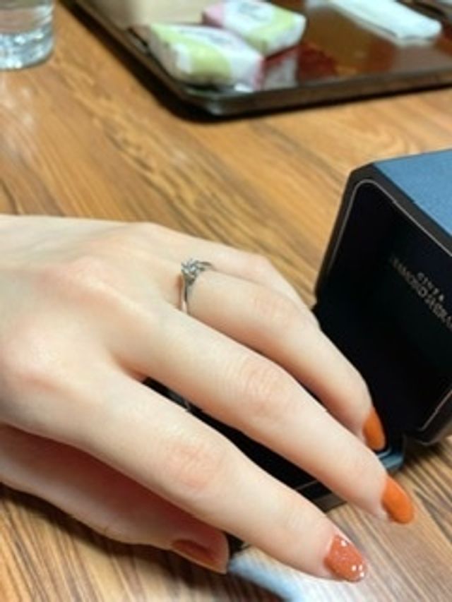 無事にプロポーズが成功しました。