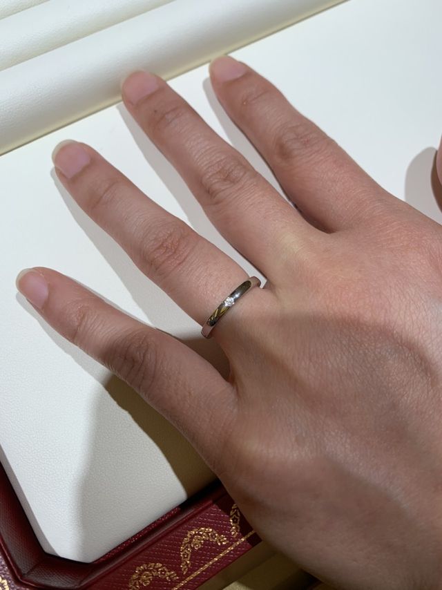 バレリーナシリーズの指輪です。