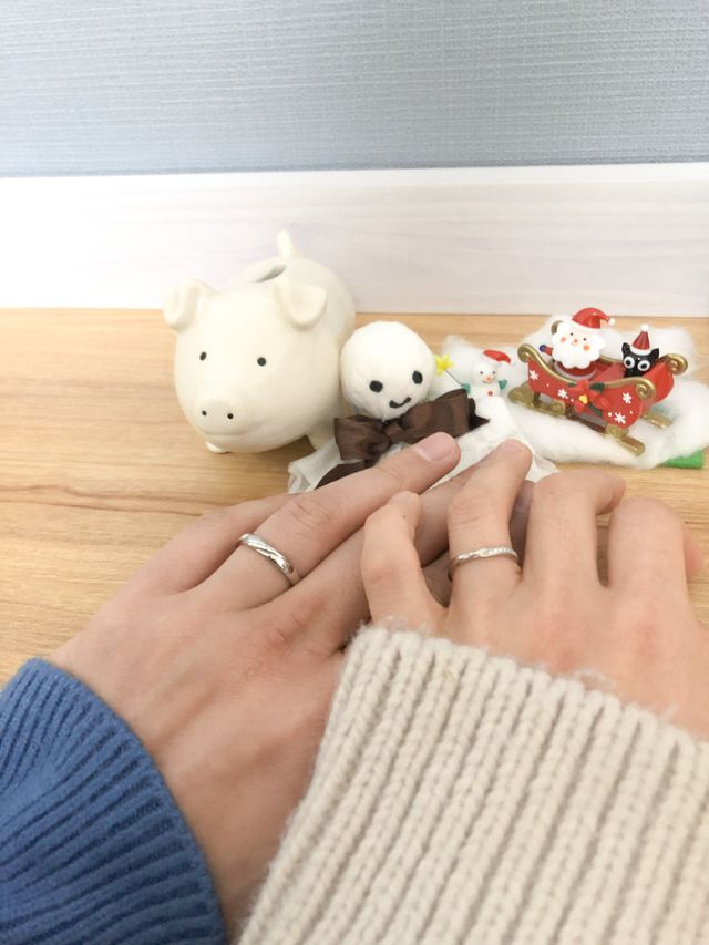 指輪と愉快な仲間たち。
指輪が届いた日に撮りました。