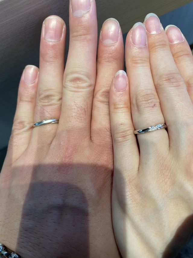 実際付けた感じの写真