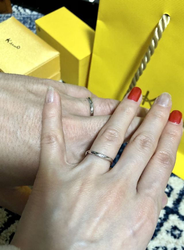 2人ともピッタリのサイズで安心感があります