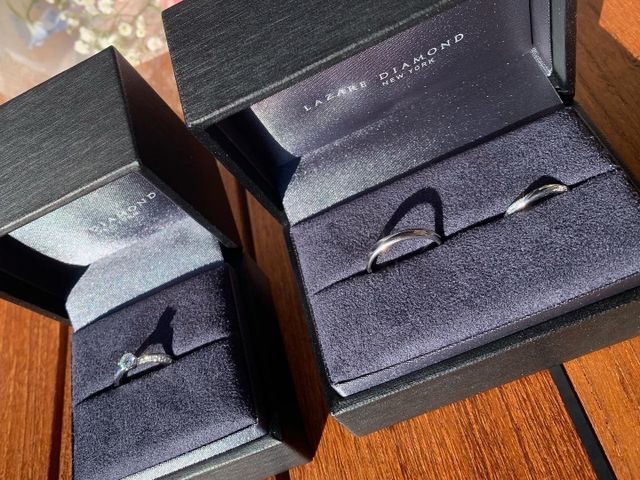 結婚指輪　夫ベルヴェデデーレ　妻　ショア