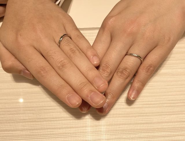 結婚指輪を買いました！
