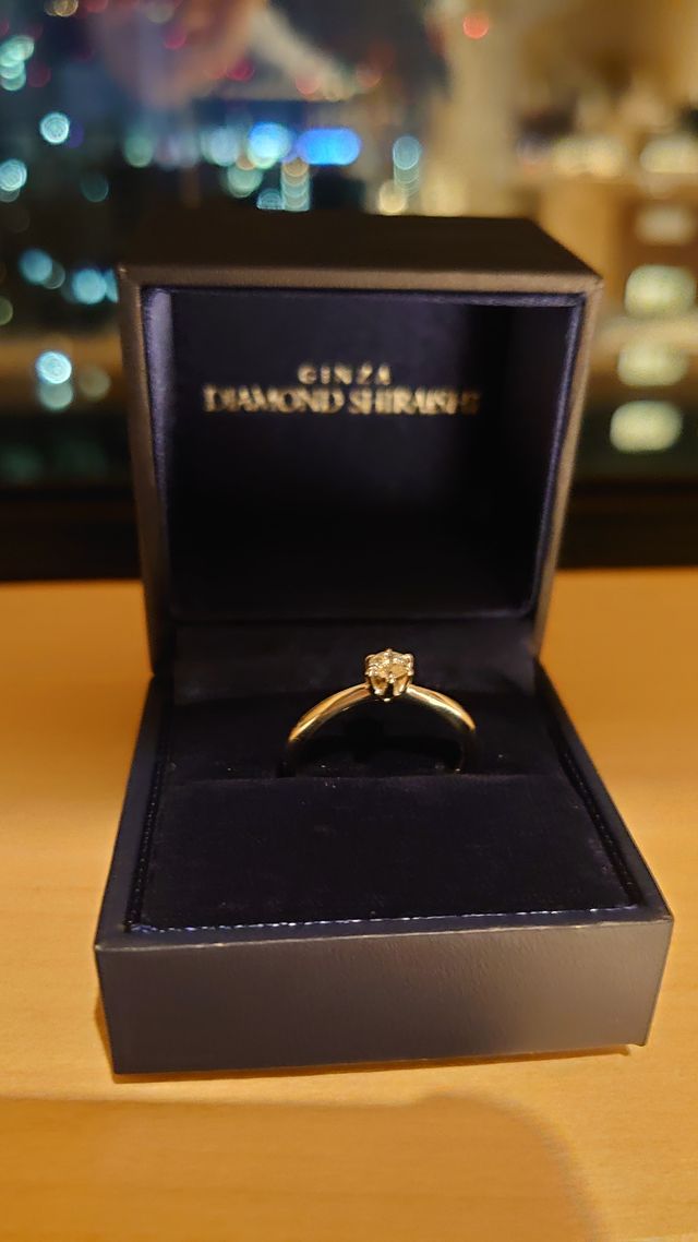 満足のいくダイヤモンドを紹介していただきました。  