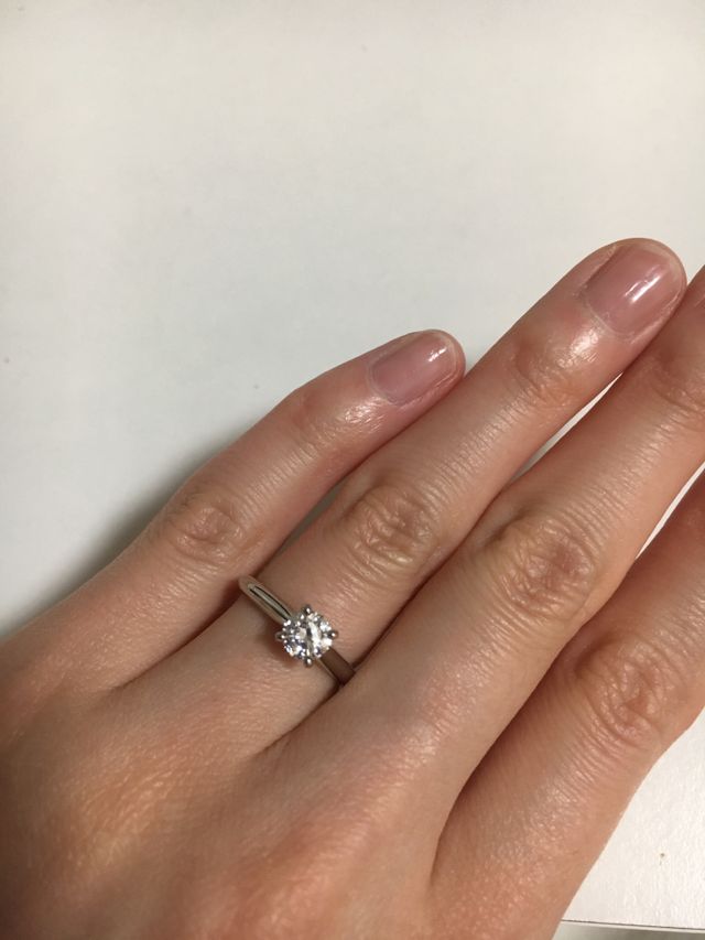 ソリテール1895 購入後の着用時です。