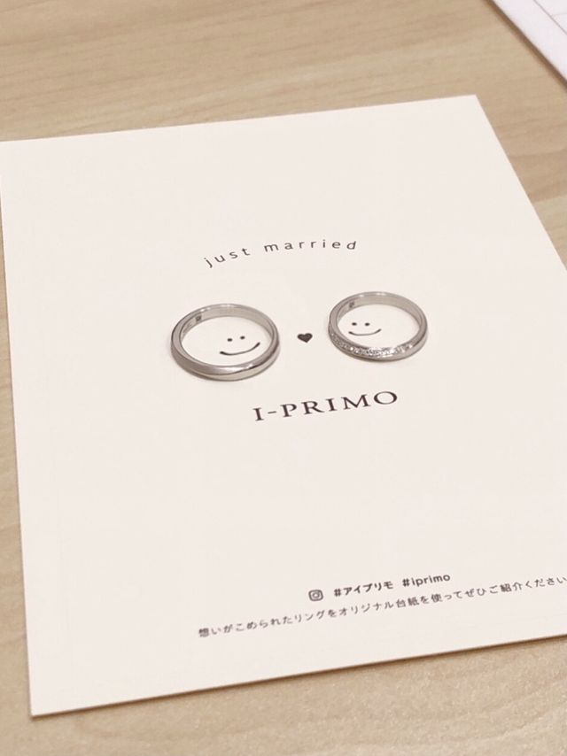 可愛い台紙も頂けます。2種類から選べました。