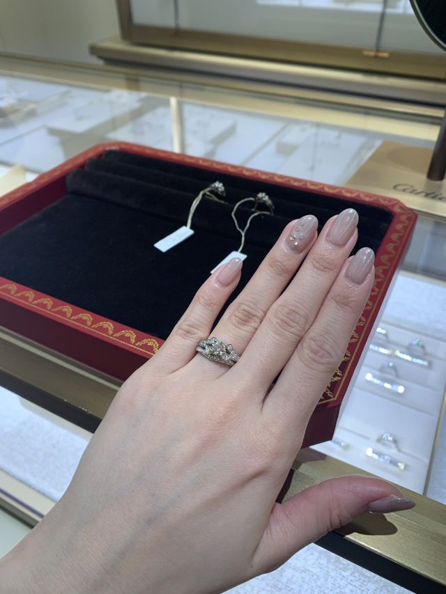 婚約指輪とセット