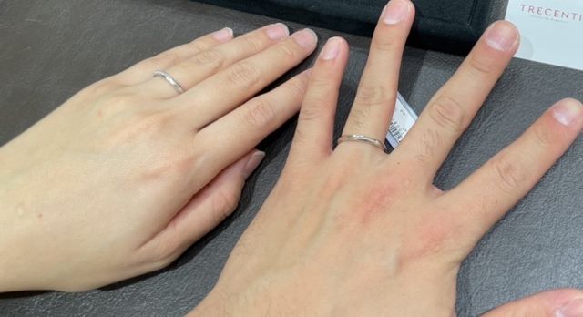 お店で試着させて頂きました。