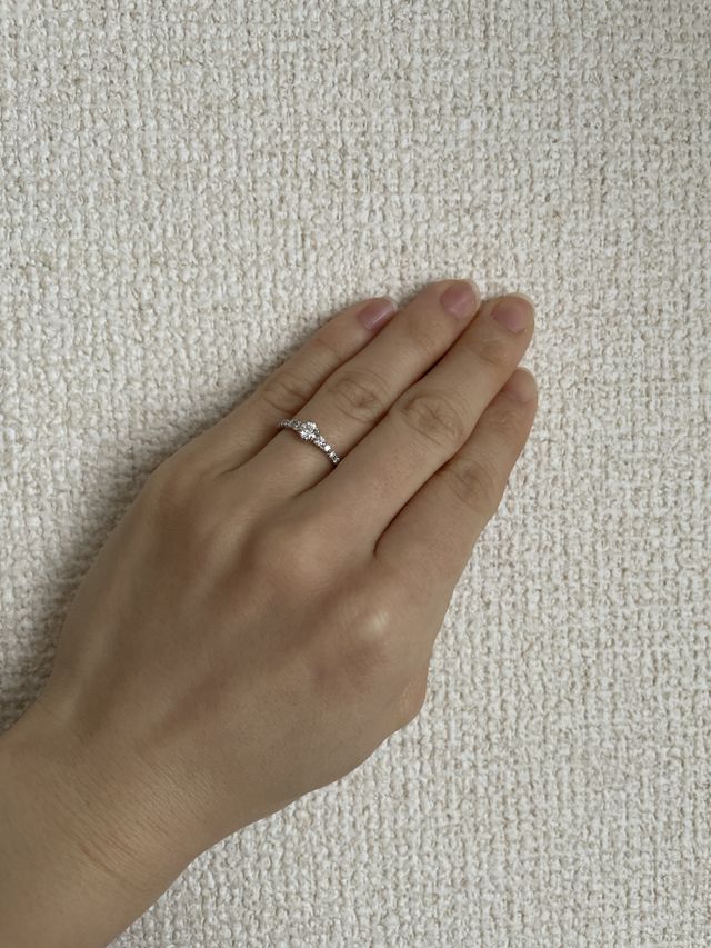 着けた時の様子。