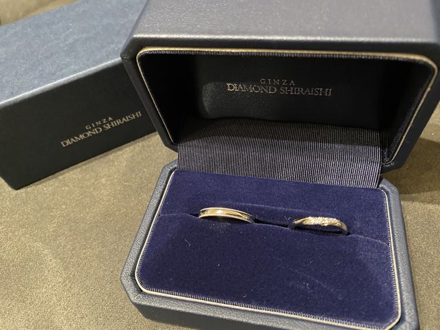 ダイヤモンドシライシの結婚指輪