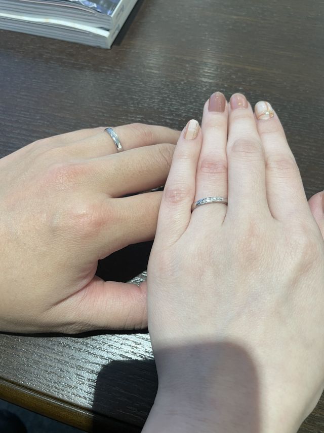 結婚指輪(トゥインクル)です。