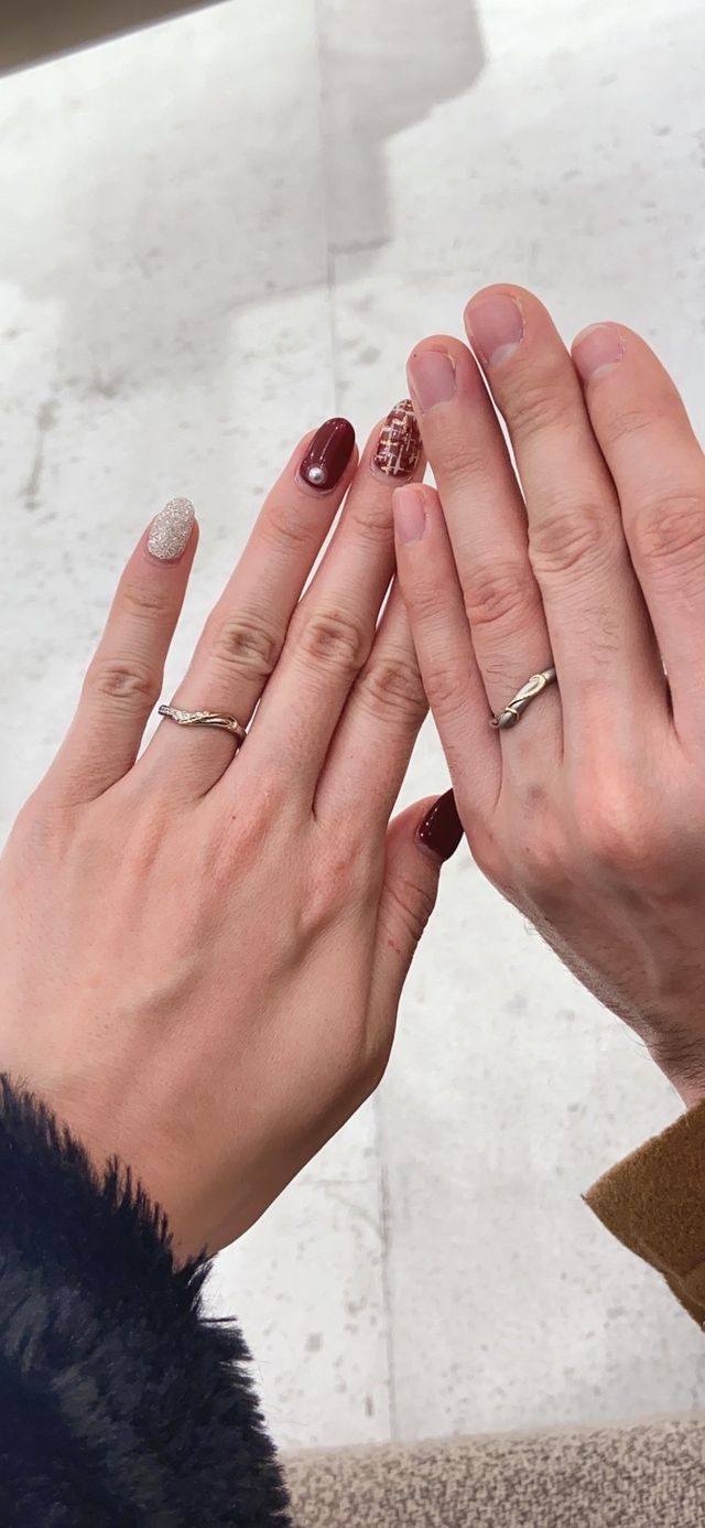 ルミナーレをベースに2人のイニシャルをフルオーダーしました。