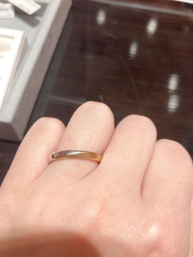 プラチナとイエローゴールド