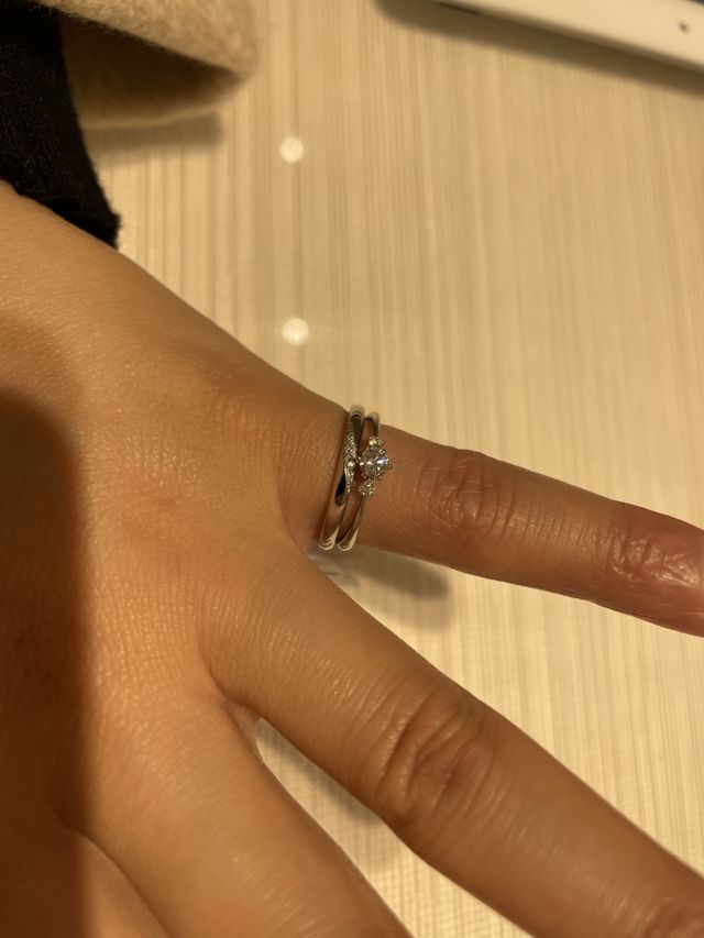 重ねづけしたところです。