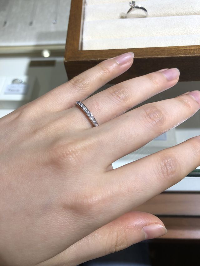 ハーフエタニティリング単体