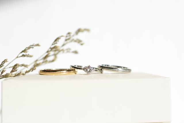 左・男性（YG）量0.25
右・女性（PT950）重0.19