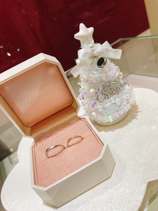 彼は艶消し、私は磨きをかけてもらい最高の出来になりました！