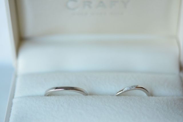 2人の結婚指輪
