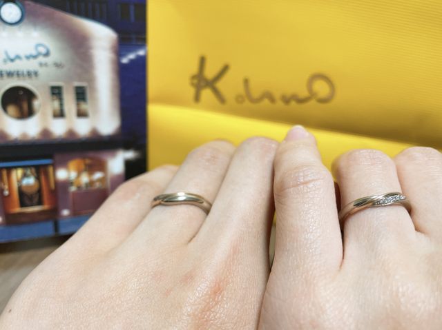 ルミナーレ
ホワイトゴールドをベースにピンクゴールドのライン